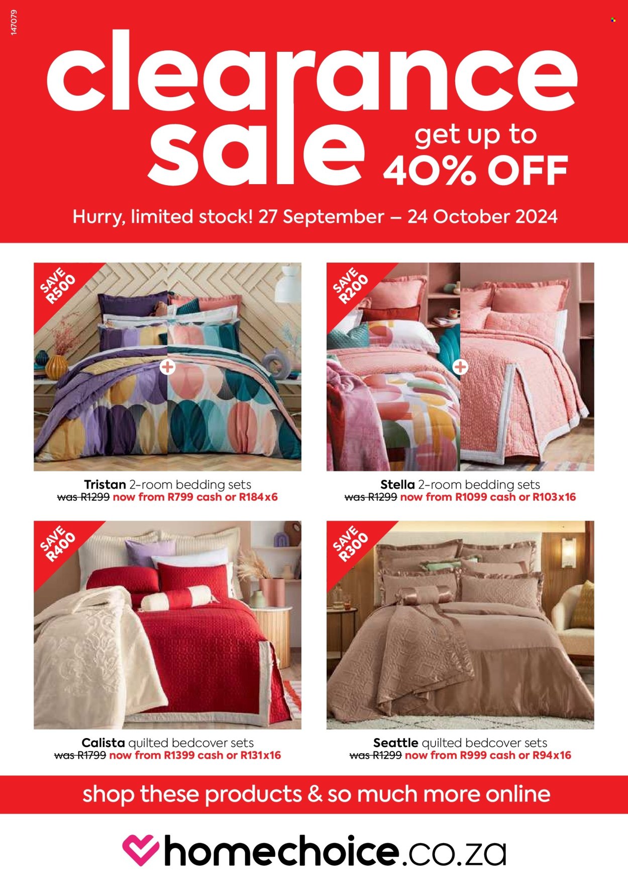 HomeChoice specials - 27/09/2024 - 24/10/2024. Page 1