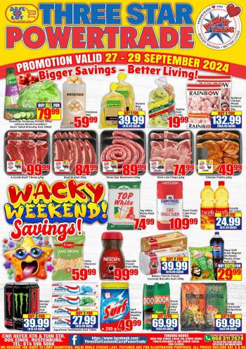 Three Star Cash and Carry catalogue  - 27/09/2024 - 29/09/2024.