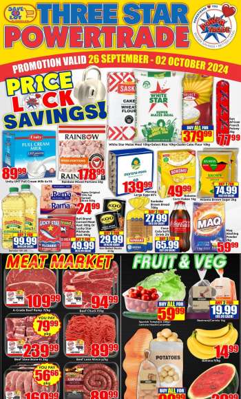 Three Star Cash and Carry catalogue  - 26/09/2024 - 02/10/2024.