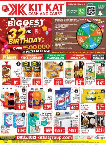 Kit Kat Cash & Carry catalogue  - 26/09/2024 - 23/10/2024.