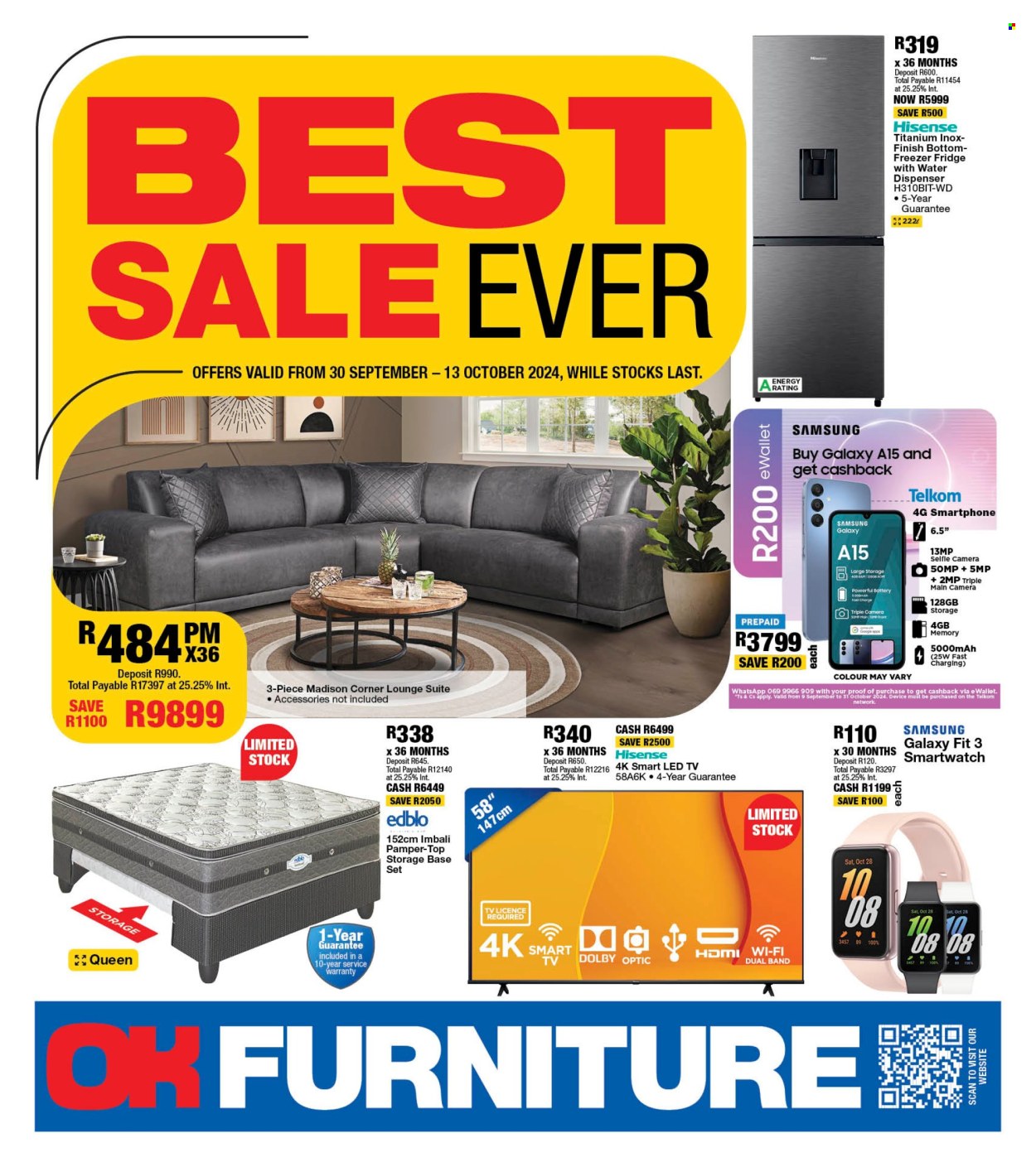 OK Furniture specials - 30/09/2024 - 13/10/2024. Page 1