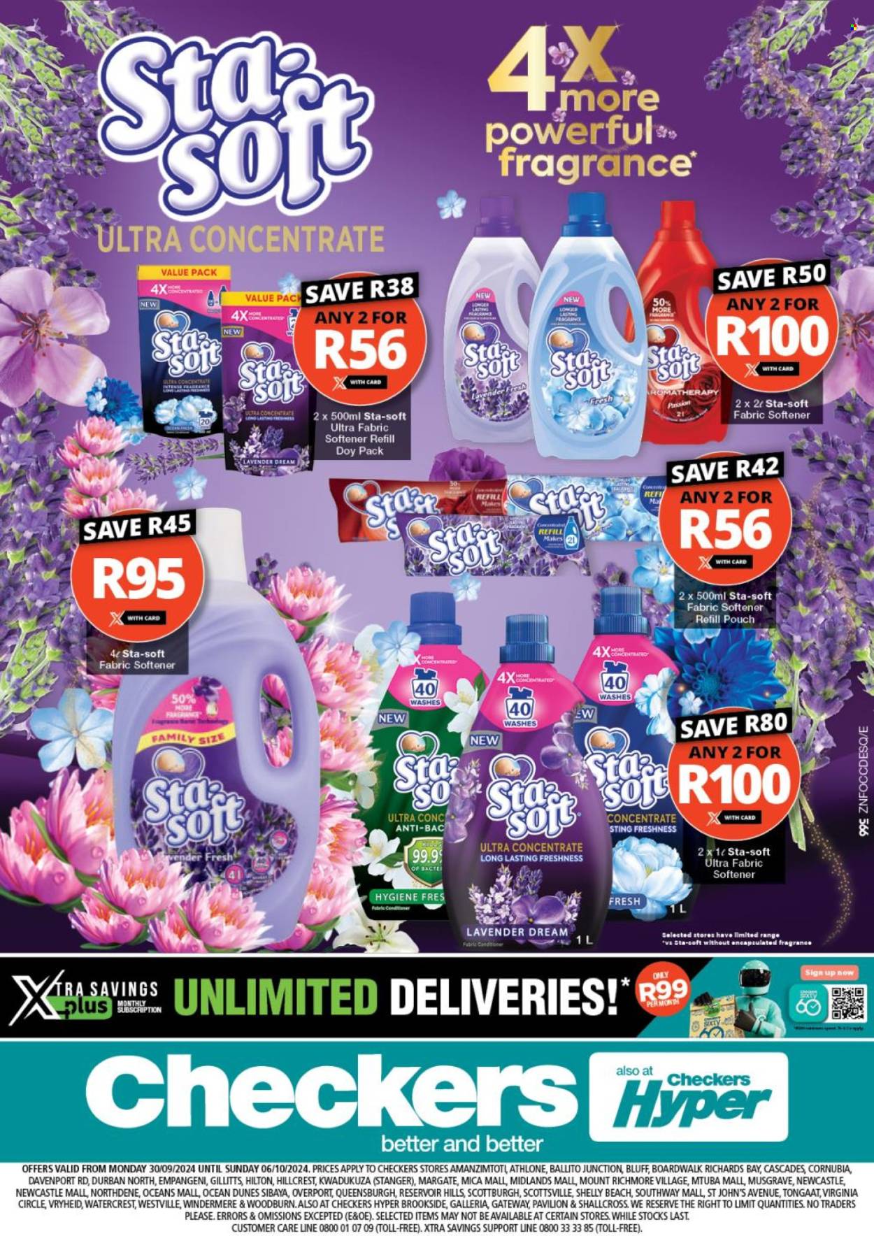 Checkers specials - 30/09/2024 - 06/10/2024. Page 1