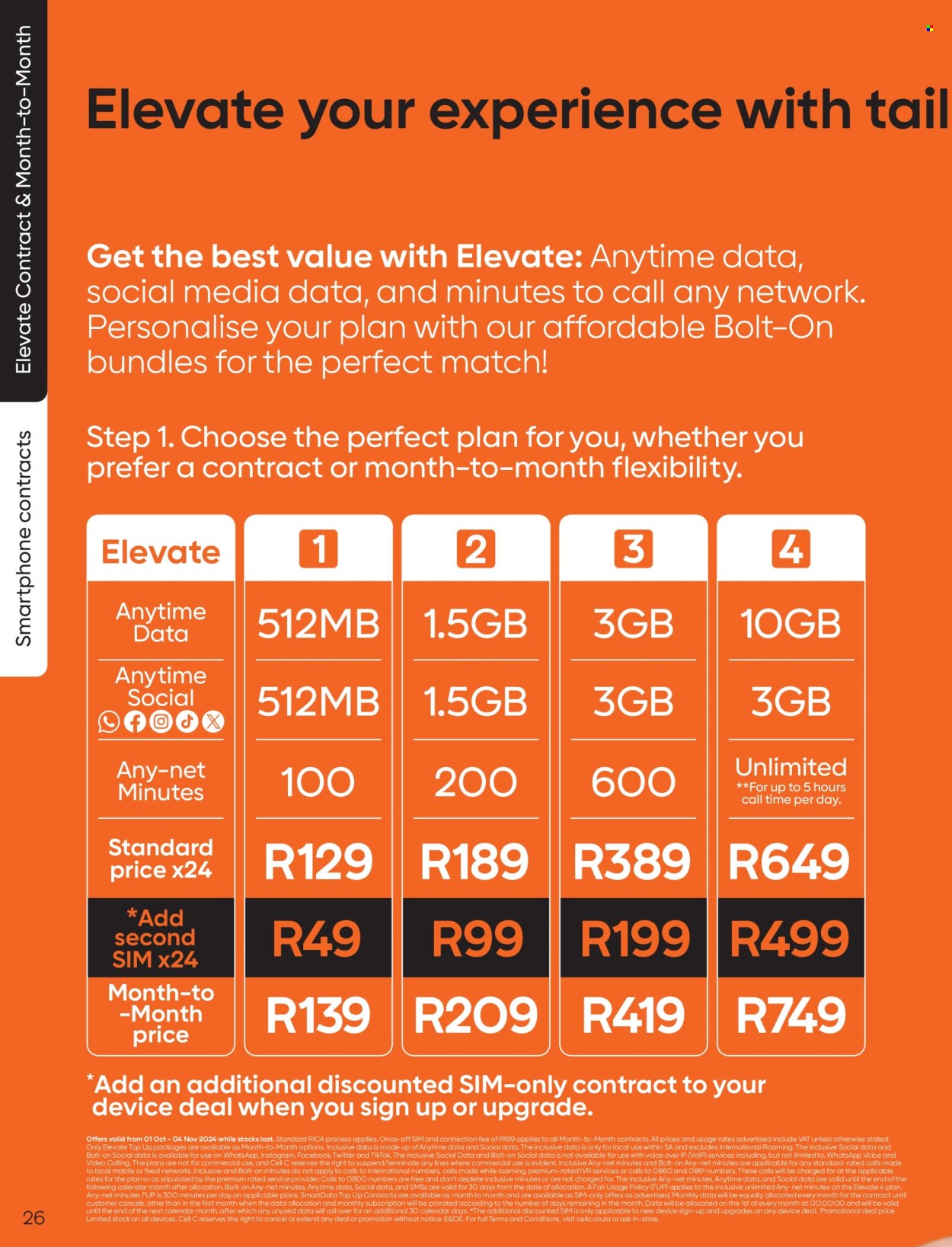 Cell C specials - 01/10/2024 - 04/11/2024. Page 26