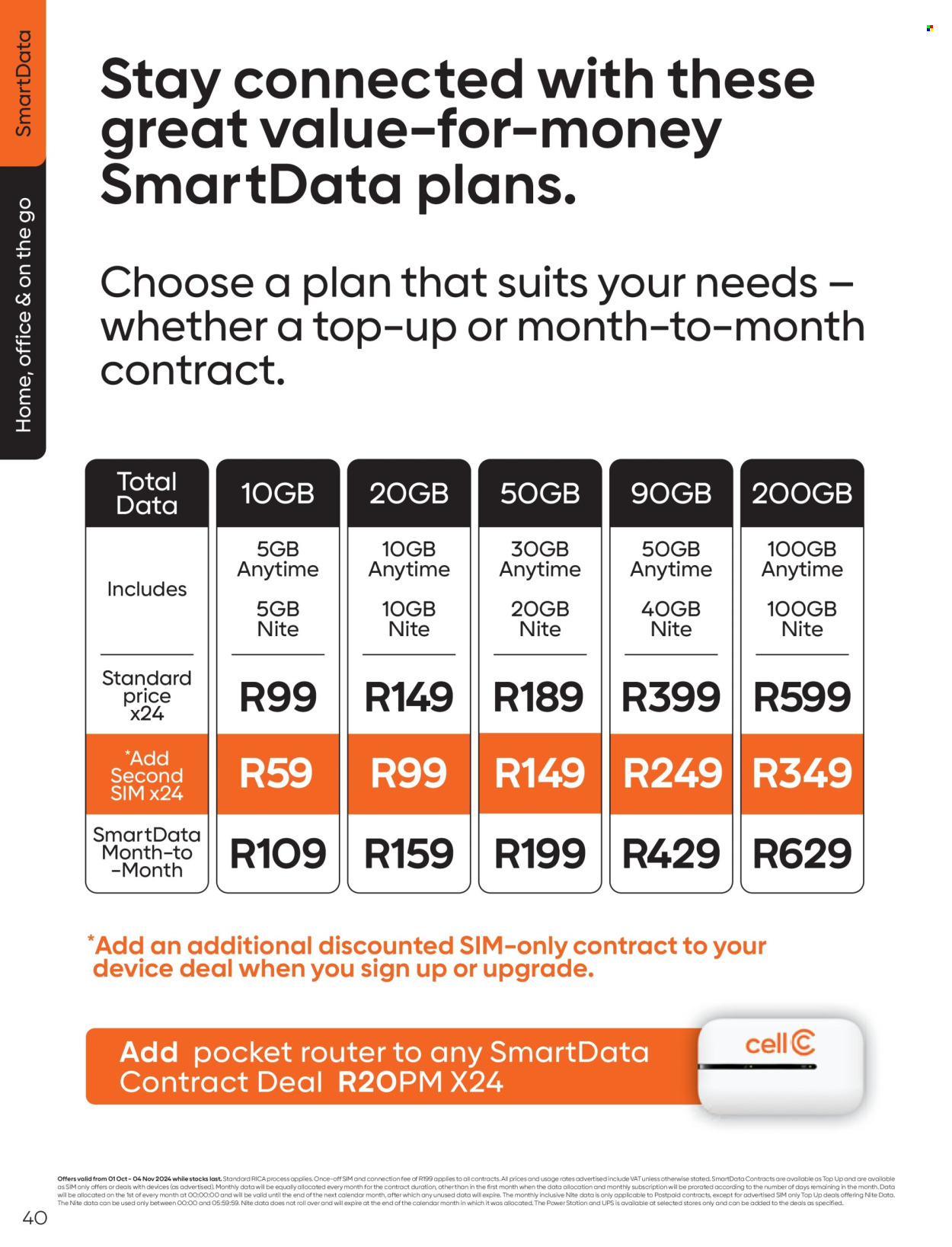 Cell C specials - 01/10/2024 - 04/11/2024. Page 40