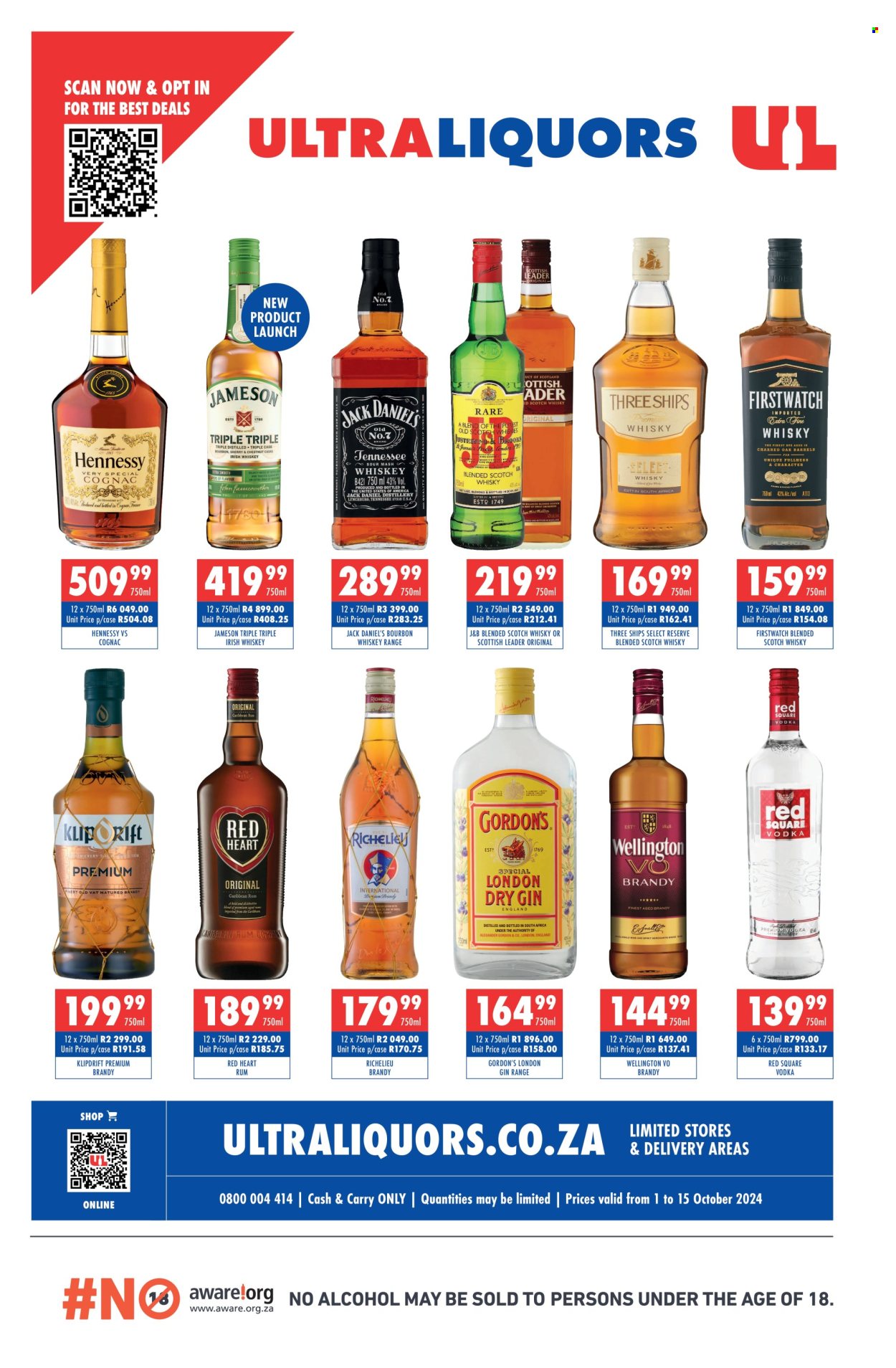 Ultra Liquors specials - 01/10/2024 - 15/10/2024. Page 1