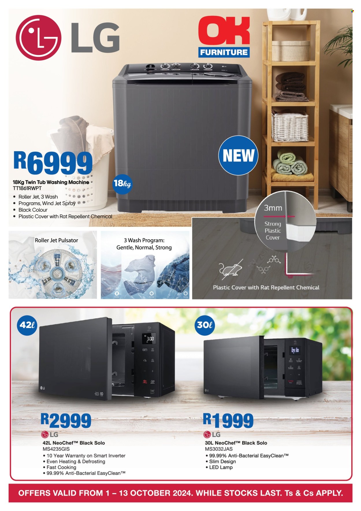 OK Furniture specials - 01/10/2024 - 13/10/2024. Page 1