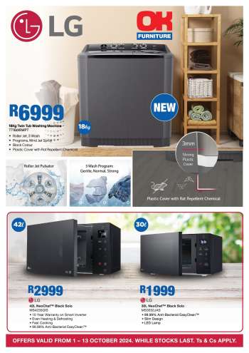 OK Furniture catalogue  - 01/10/2024 - 13/10/2024.