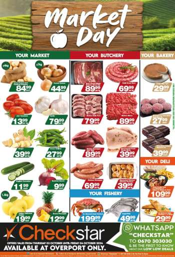 Checkstar catalogue  - 03/10/2024 - 04/10/2024.