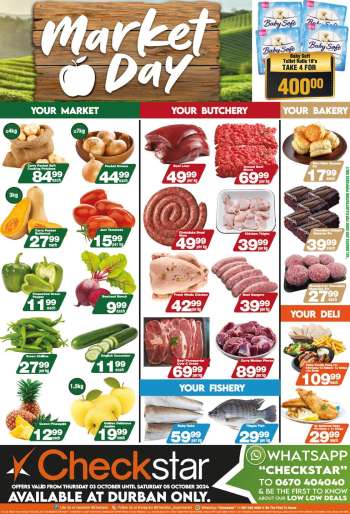 Checkstar catalogue  - 03/10/2024 - 05/10/2024.