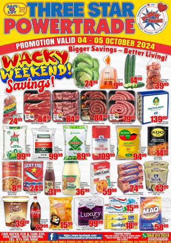 Three Star Cash and Carry catalogue  - 04/10/2024 - 05/10/2024.
