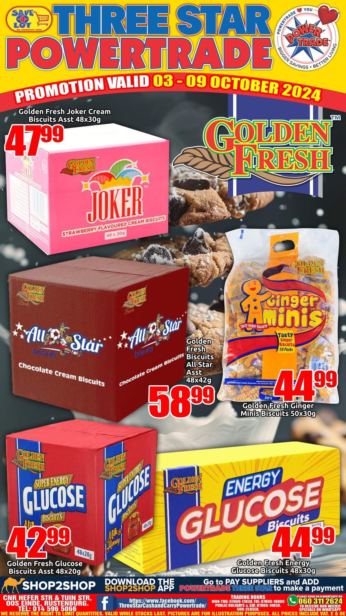 Three Star Cash and Carry specials - 03/10/2024 - 09/10/2024. Page 1