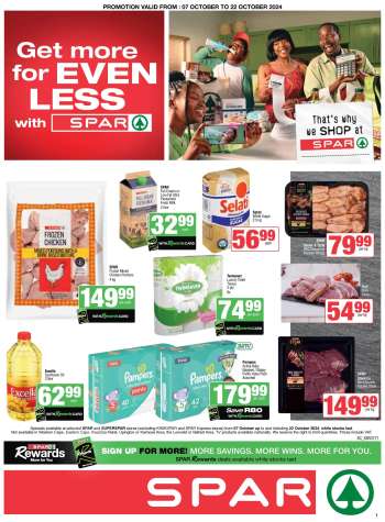 SPAR catalogue  - 07/10/2024 - 22/10/2024.