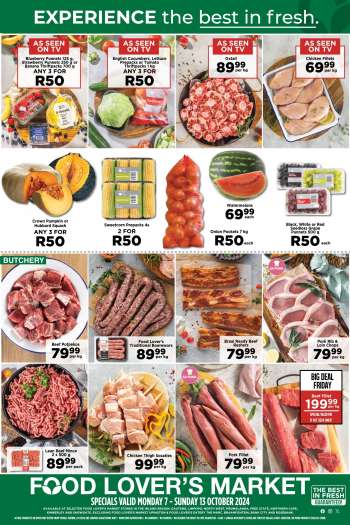 Food Lover's Market catalogue  - 07/10/2024 - 13/10/2024.