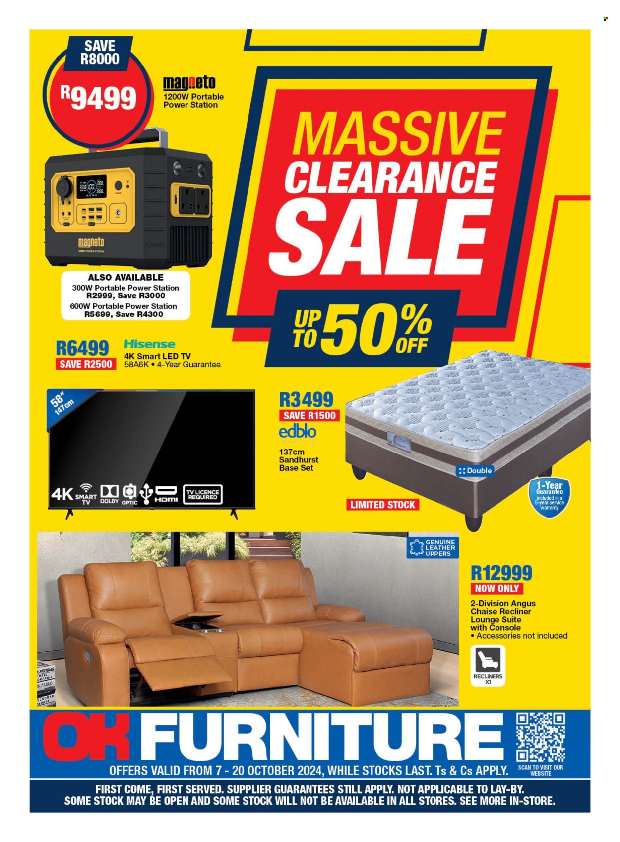 OK Furniture specials - 07/10/2024 - 20/10/2024. Page 1