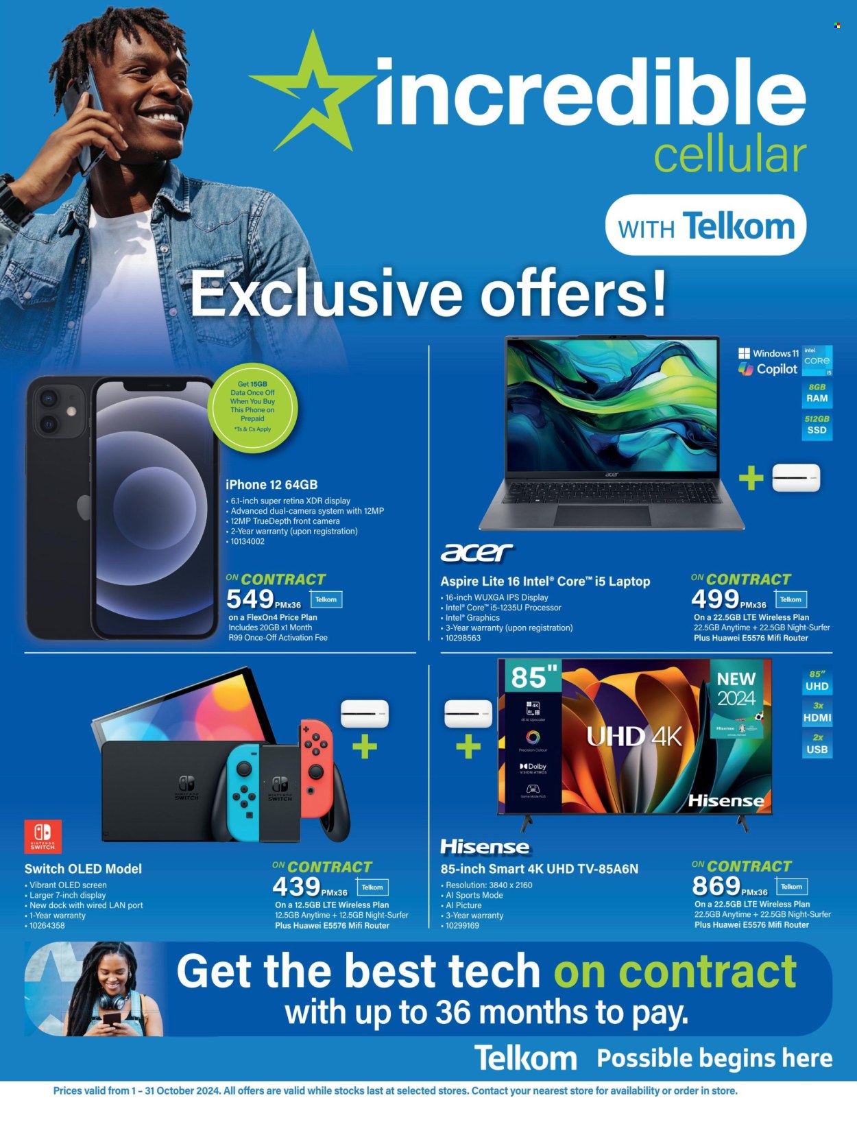 Incredible Connection specials - 01/10/2024 - 31/10/2024. Page 1