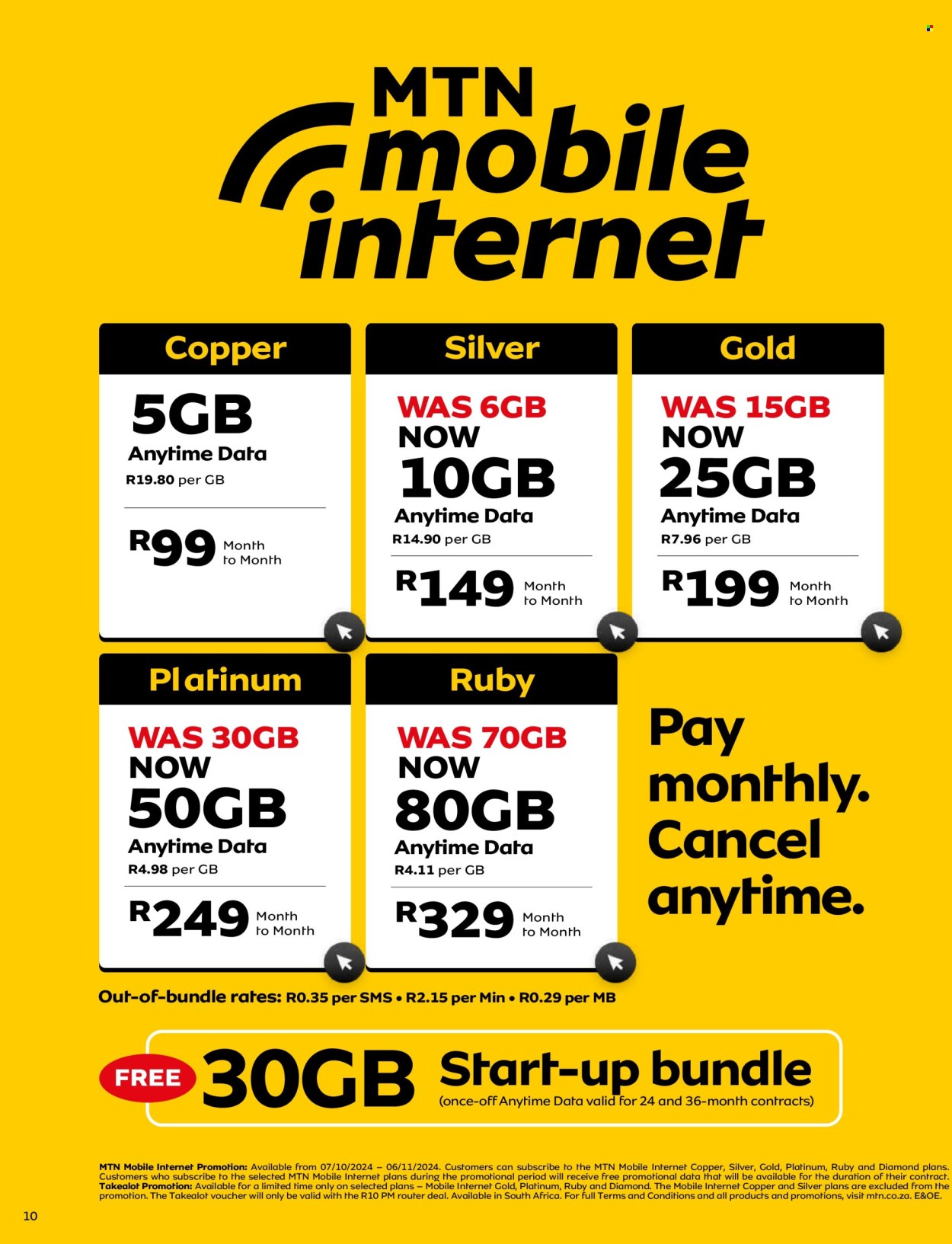 MTN specials - 07/10/2024 - 06/11/2024. Page 12