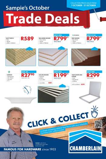 Chamberlain catalogue  - 07/10/2024 - 31/10/2024.