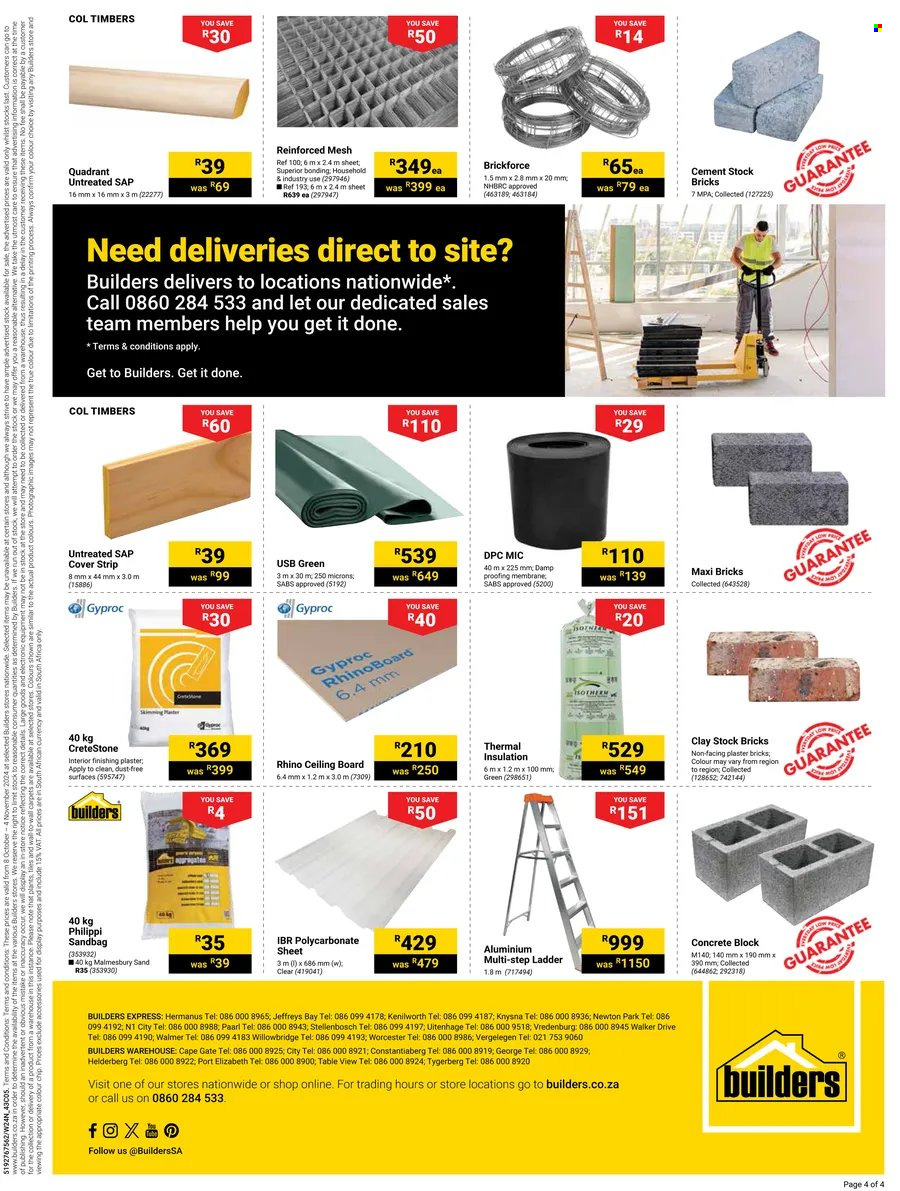 Builders specials - 08/10/2024 - 04/11/2024. Page 4