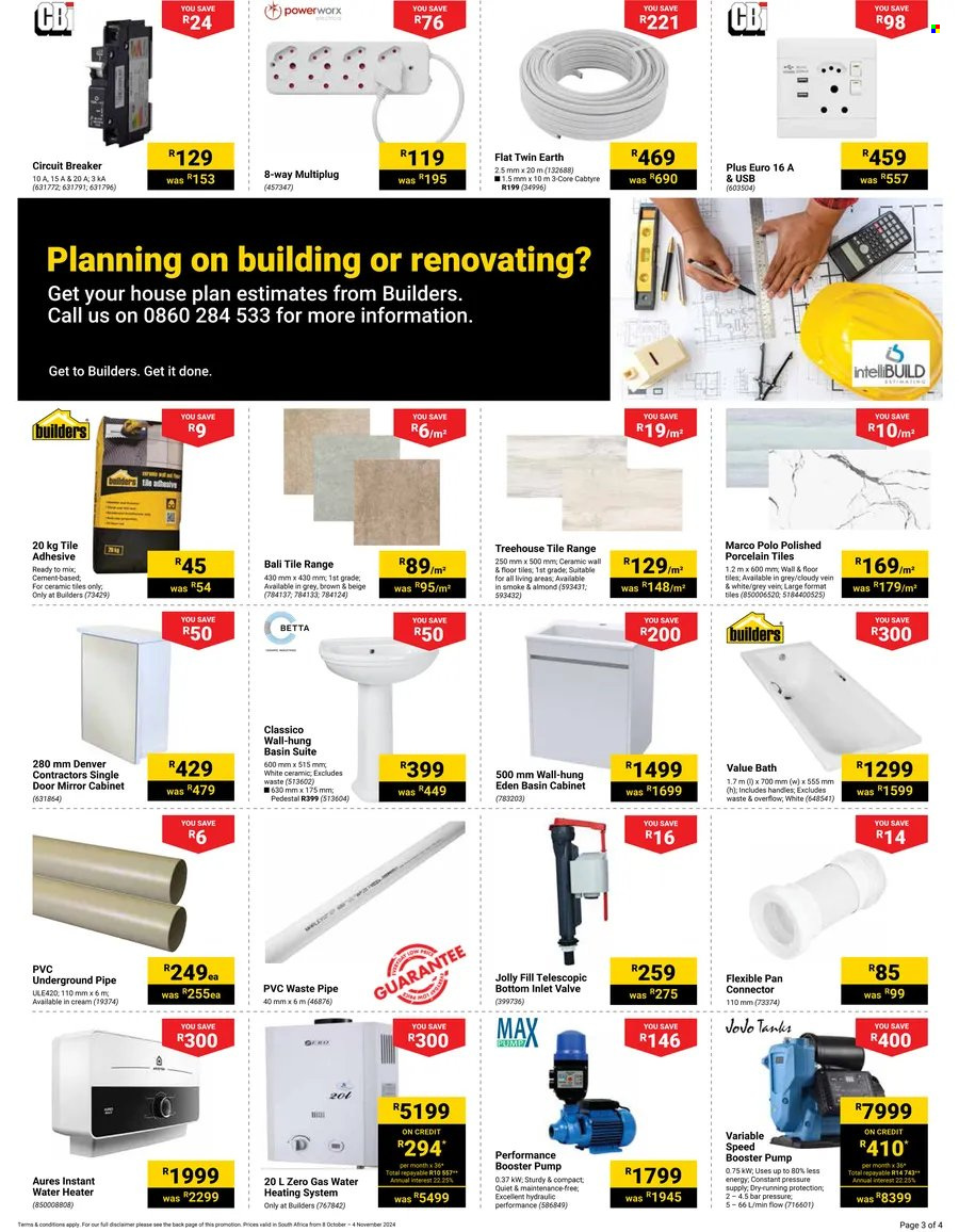 Builders specials - 08/10/2024 - 04/11/2024. Page 3