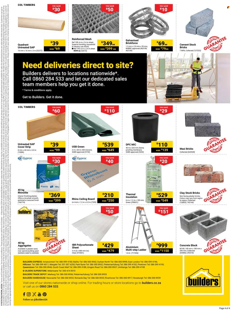 Builders specials - 08/10/2024 - 04/11/2024. Page 4