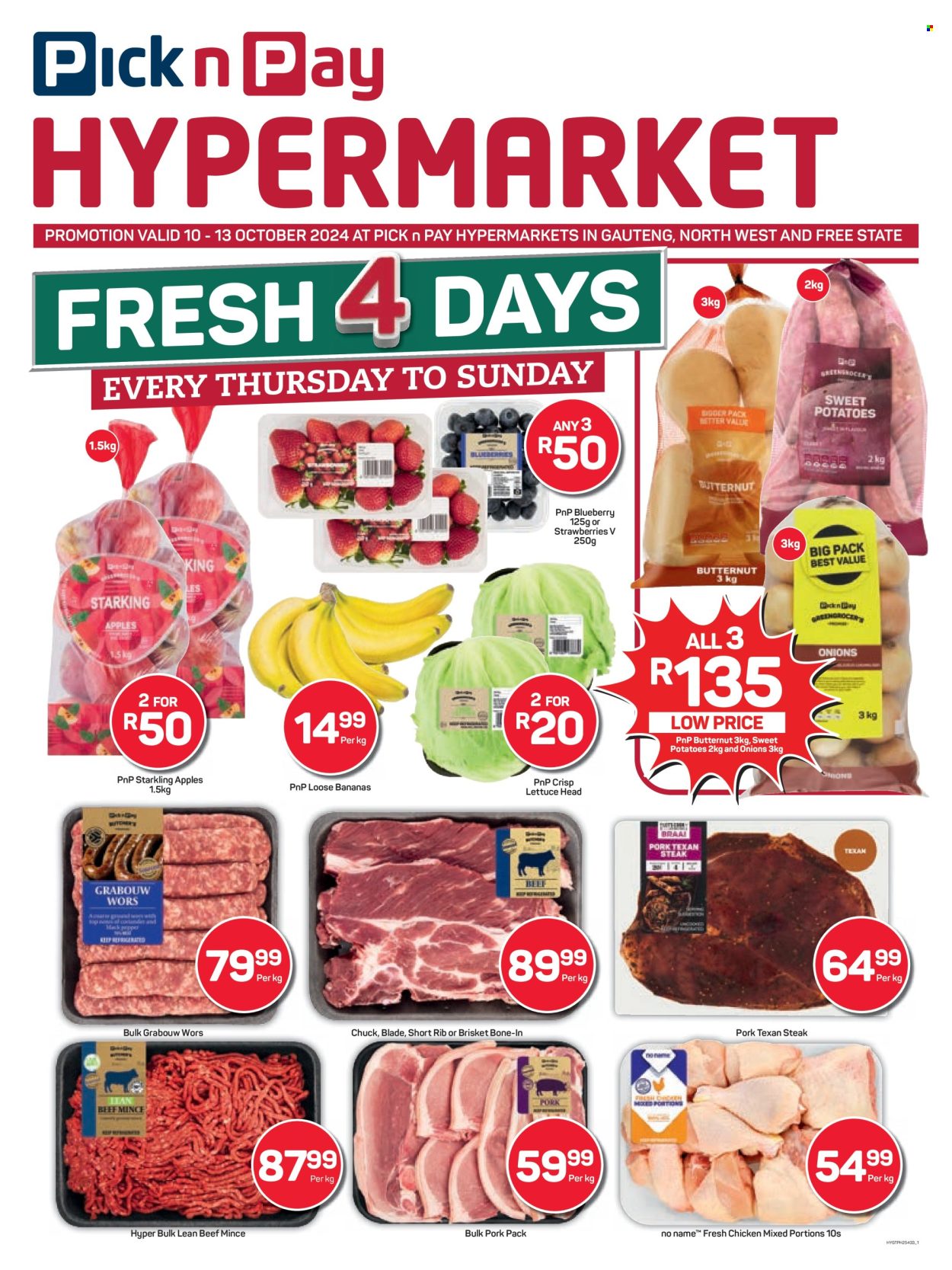 Pick n Pay Hypermarket specials - 10/10/2024 - 13/10/2024. Page 1
