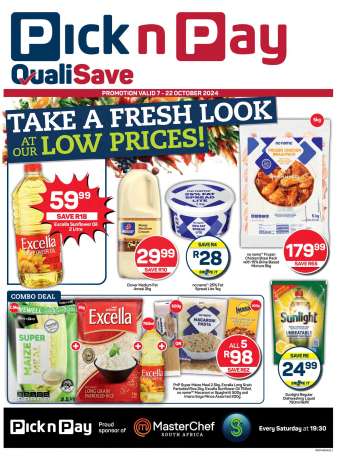 Pick n Pay QualiSave catalogue  - 07/10/2024 - 22/10/2024.