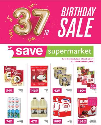 Save supermarket catalogue  - 10/10/2024 - 20/10/2024.