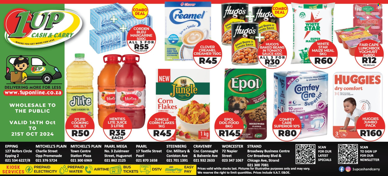 1UP Cash & Carry specials - 14/10/2024 - 21/10/2024. Page 1