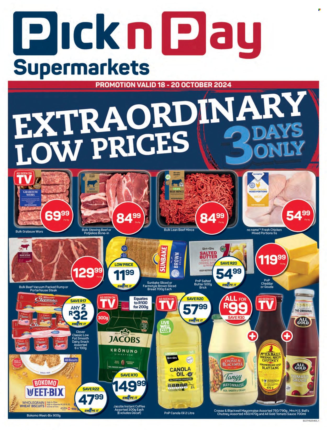 Pick n Pay Supermarket specials - 18/10/2024 - 20/10/2024. Page 1
