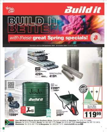 Build It catalogue  - 26/09/2024 - 20/10/2024.