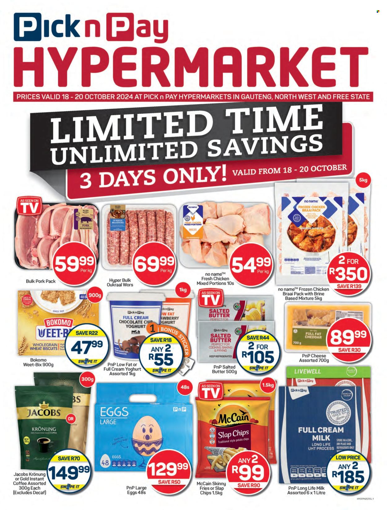 Pick n Pay Hypermarket specials - 18/10/2024 - 20/10/2024. Page 1