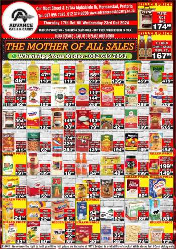 Advance Cash & Carry catalogue  - 17/10/2024 - 23/10/2024.