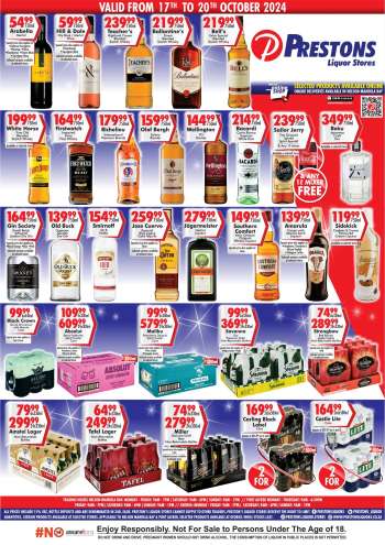 Prestons Liquor Stores catalogue  - 17/10/2024 - 20/10/2024.