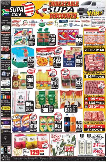 Supa Store catalogue  - 18/10/2024 - 10/11/2024.