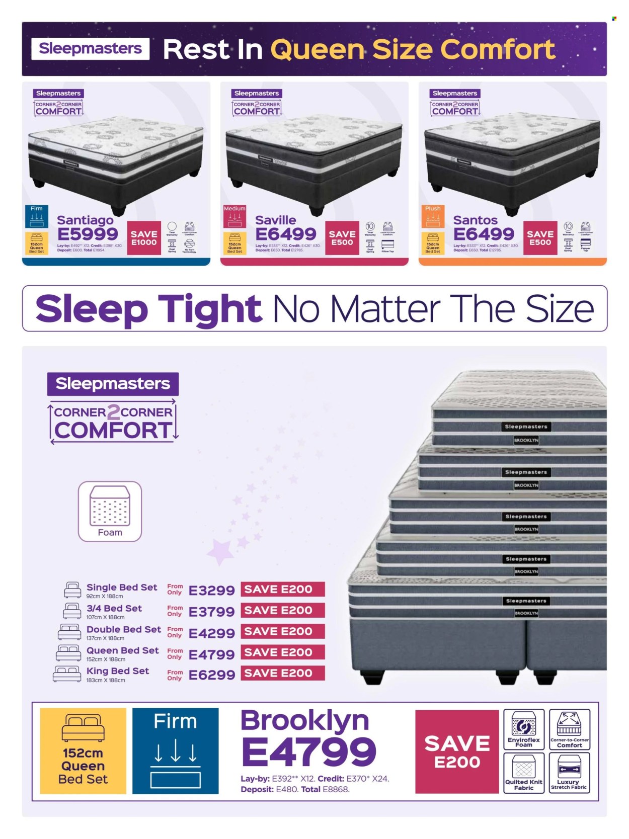 Sleepmasters specials - 21/10/2024 - 10/11/2024. Page 2