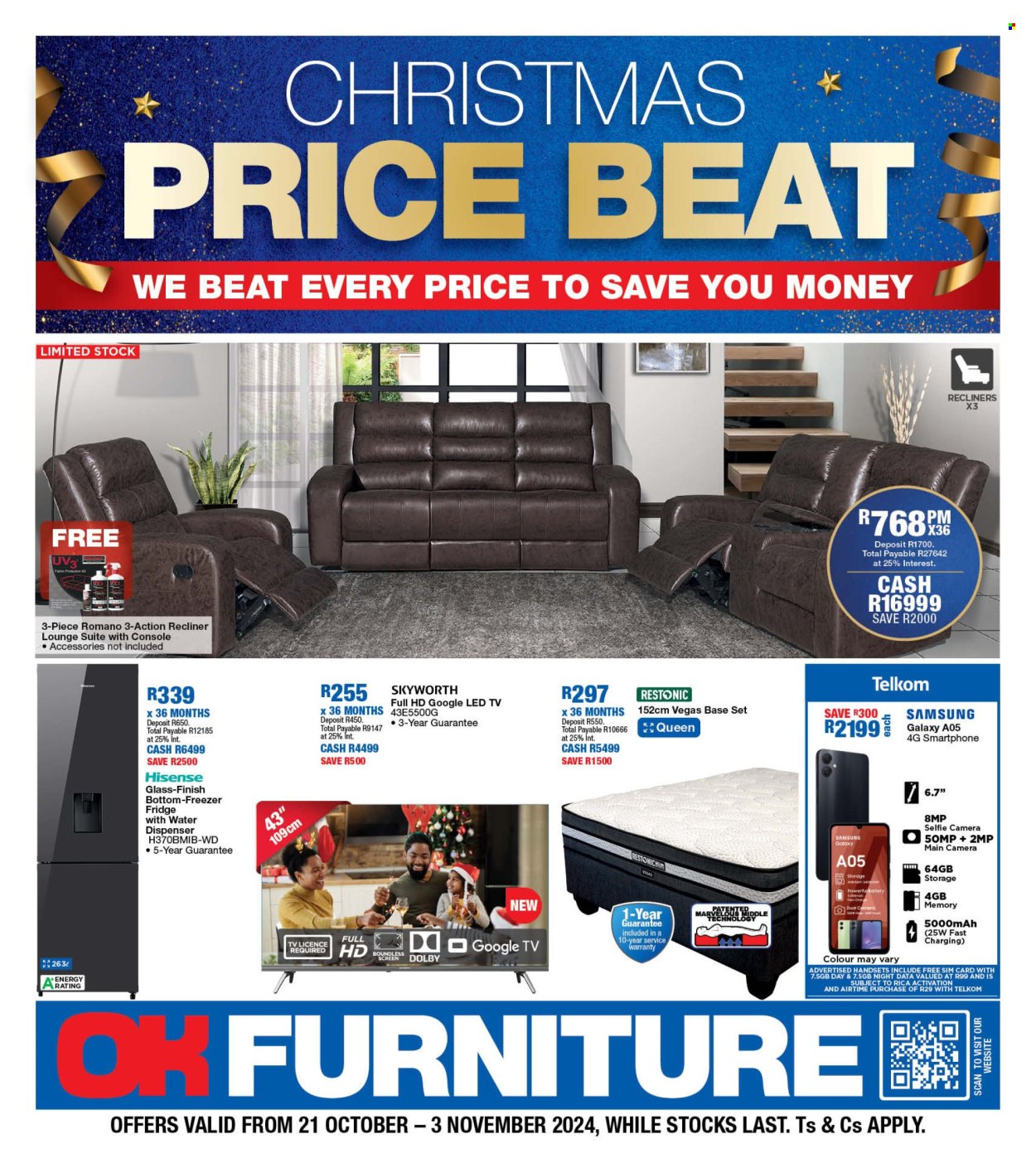OK Furniture specials - 21/10/2024 - 03/11/2024. Page 1