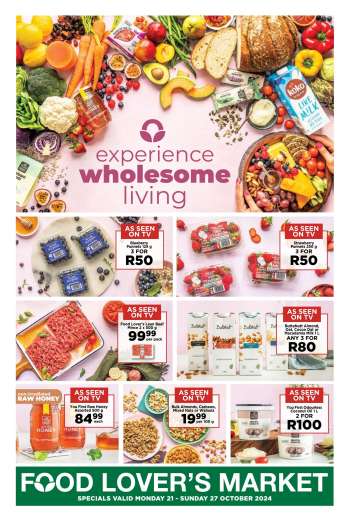 Food Lover's Market catalogue  - 21/10/2024 - 27/10/2024.