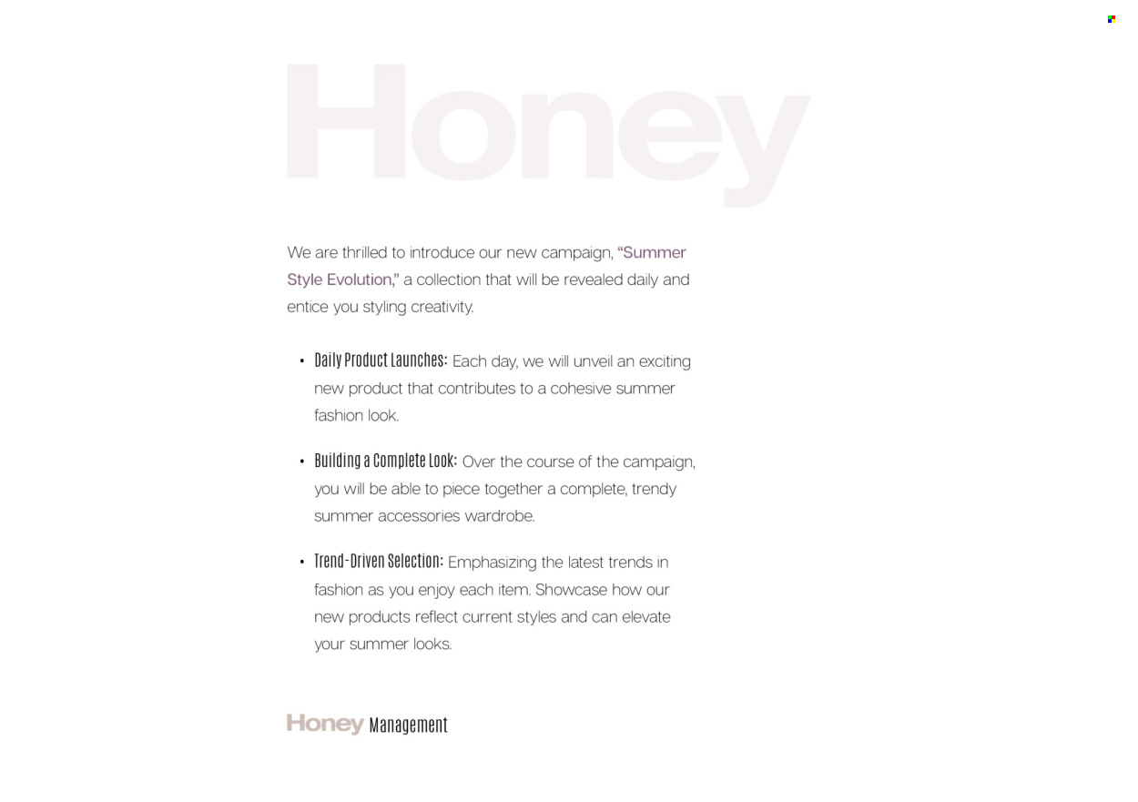 Honey specials. Page 2