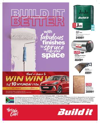 Build It catalogue  - 24/10/2024 - 11/11/2024.