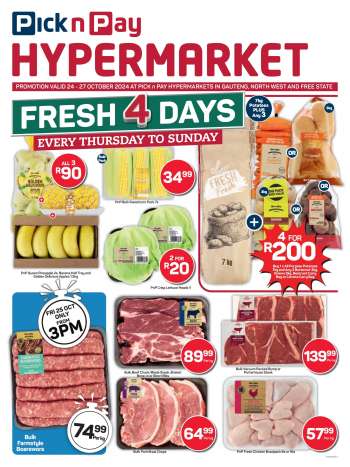 Pick n Pay Hypermarket catalogue  - 24/10/2024 - 27/10/2024.
