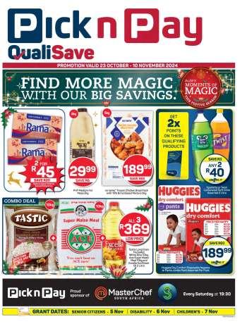 Pick n Pay QualiSave catalogue  - 23/10/2024 - 10/11/2024.