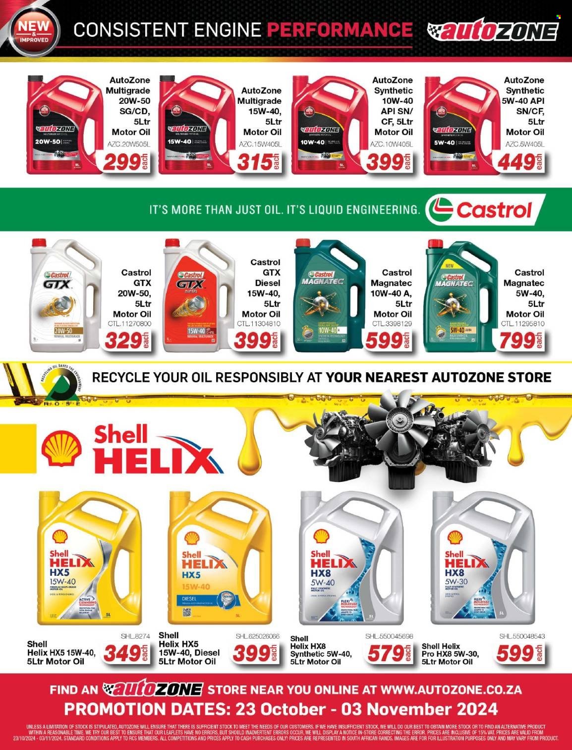 AutoZone specials - 23/10/2024 - 03/11/2024. Page 16
