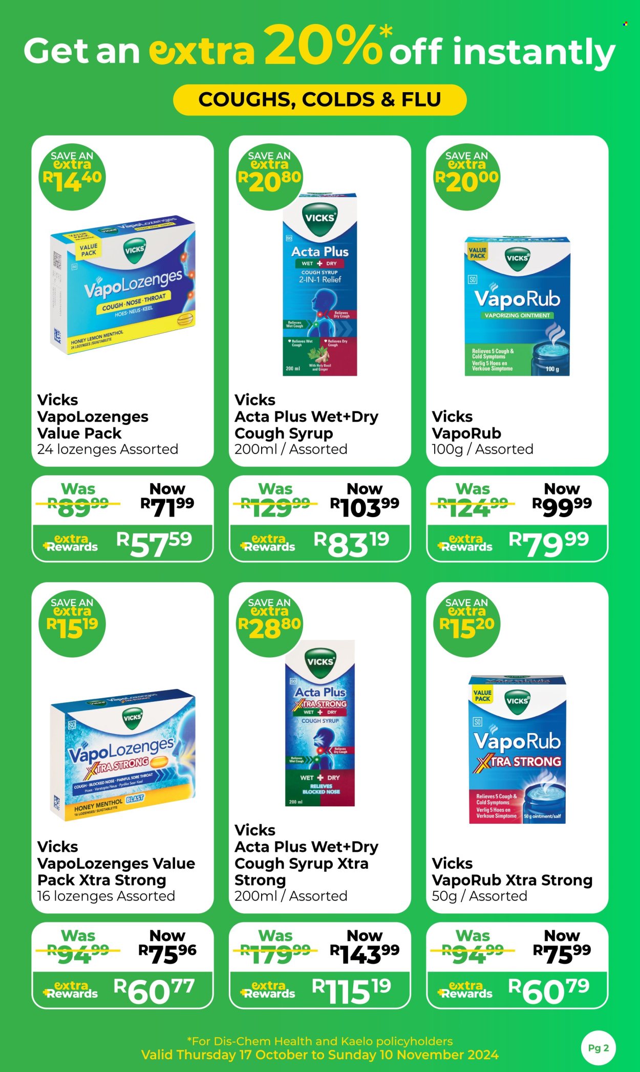 Dis-Chem specials - 17/10/2024 - 10/11/2024. Page 2