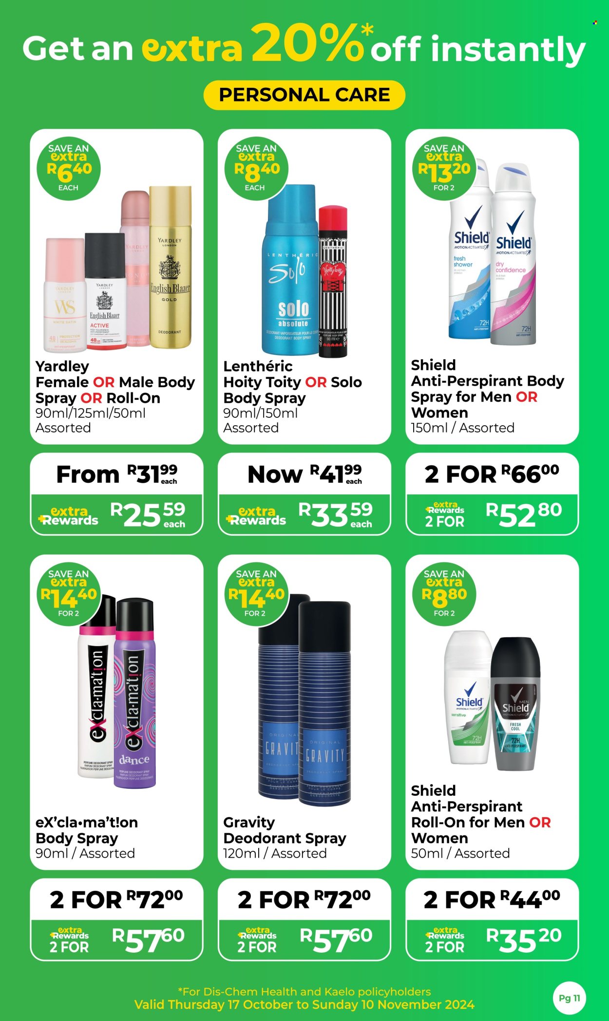 Dis-Chem specials - 17/10/2024 - 10/11/2024. Page 11