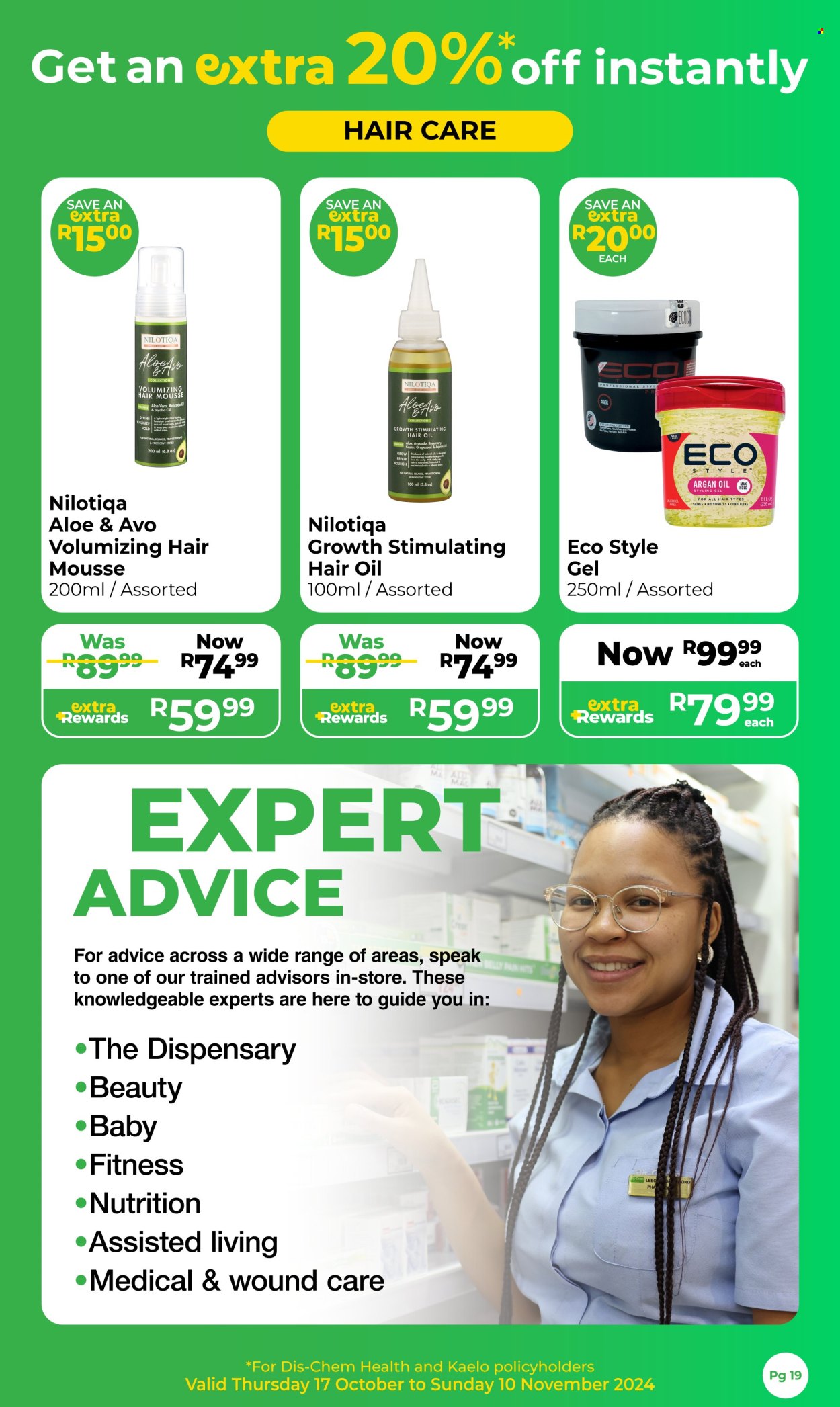 Dis-Chem specials - 17/10/2024 - 10/11/2024. Page 19