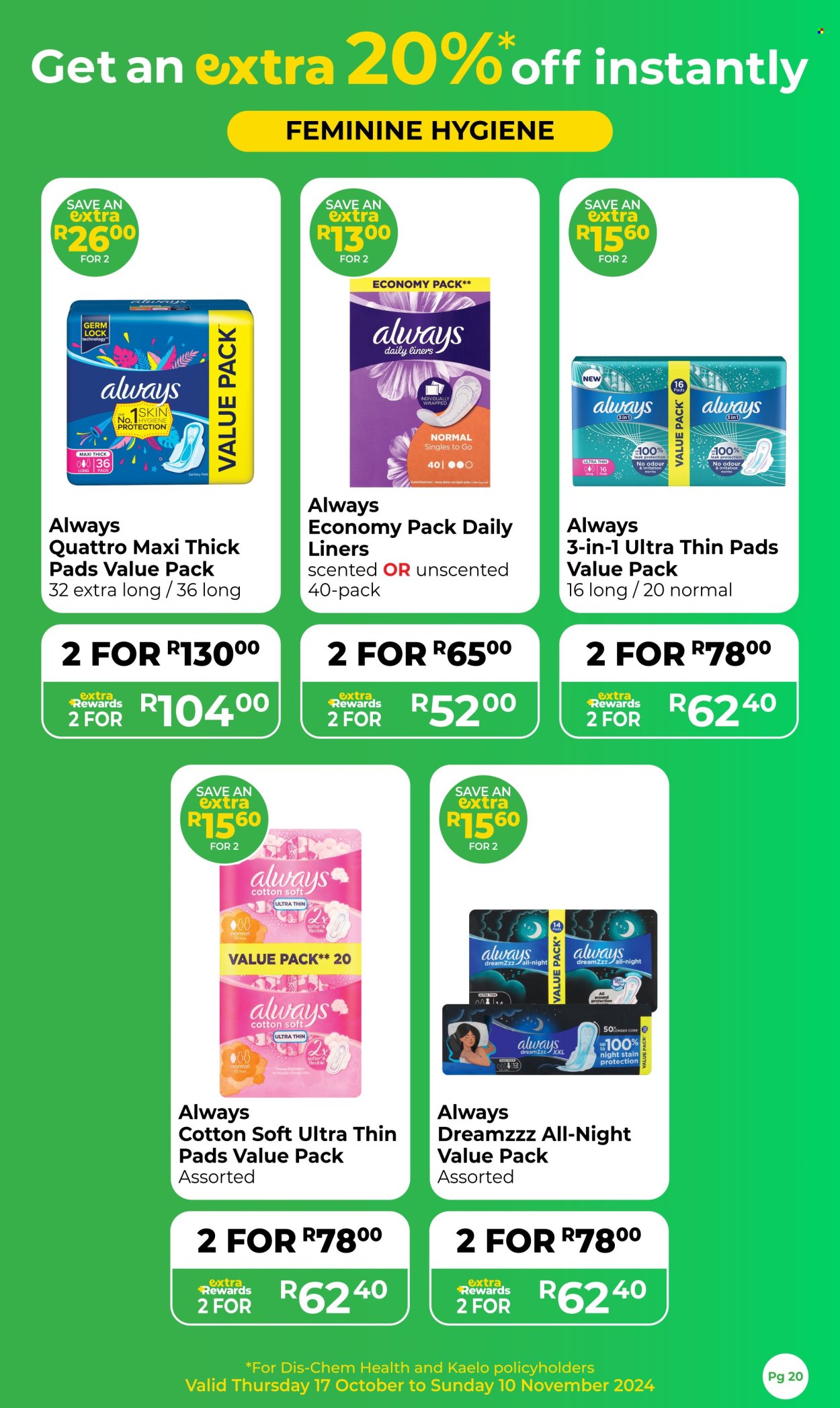 Dis-Chem specials - 17/10/2024 - 10/11/2024. Page 20