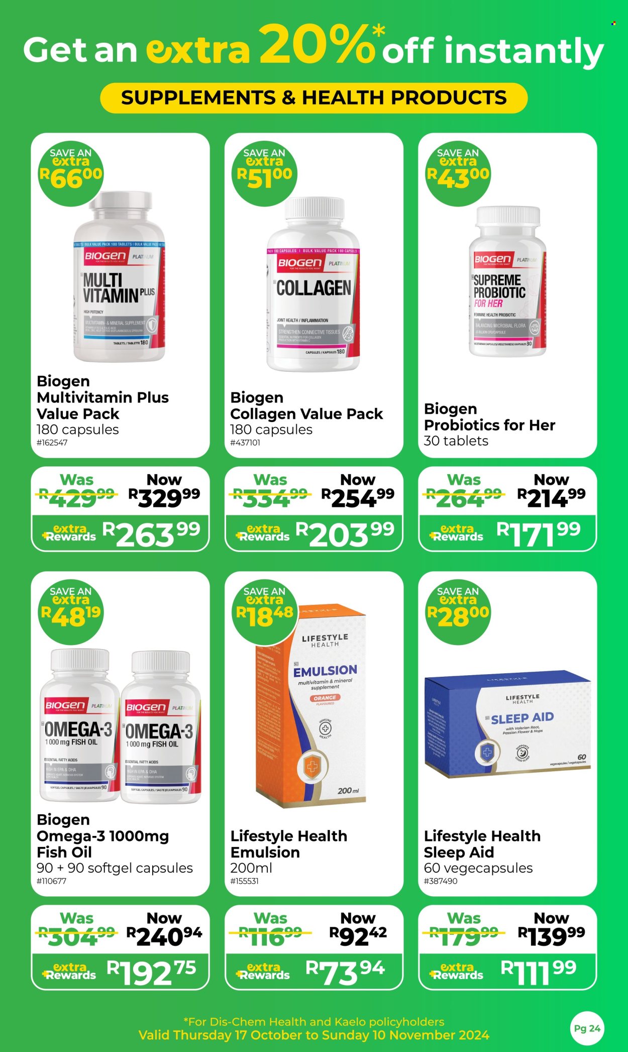 Dis-Chem specials - 17/10/2024 - 10/11/2024. Page 24