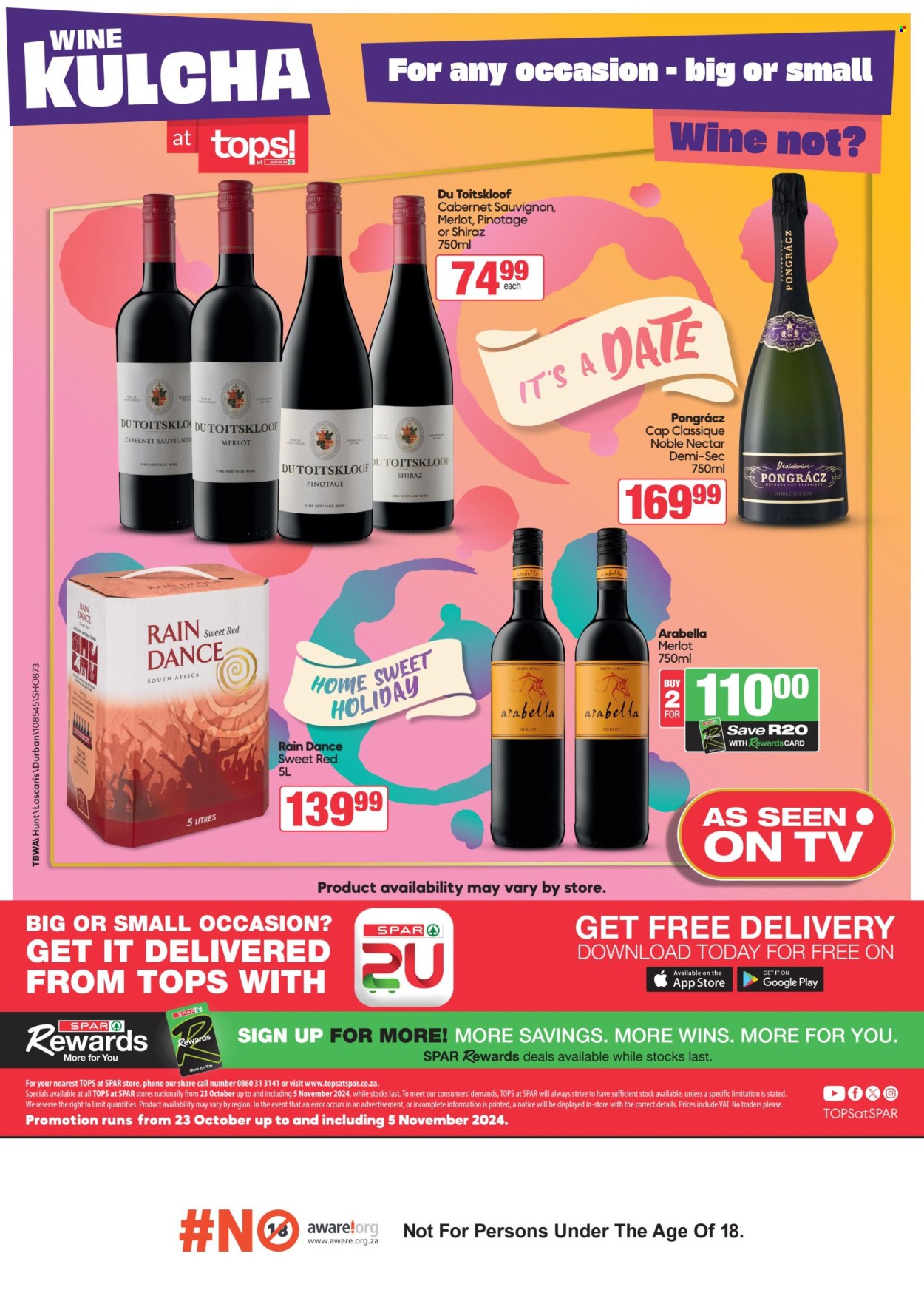 TOPS at SPAR specials - 23/10/2024 - 05/11/2024. Page 12