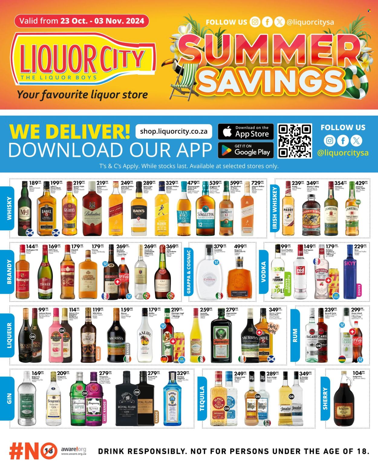Liquor City specials - 23/10/2024 - 03/11/2024. Page 1