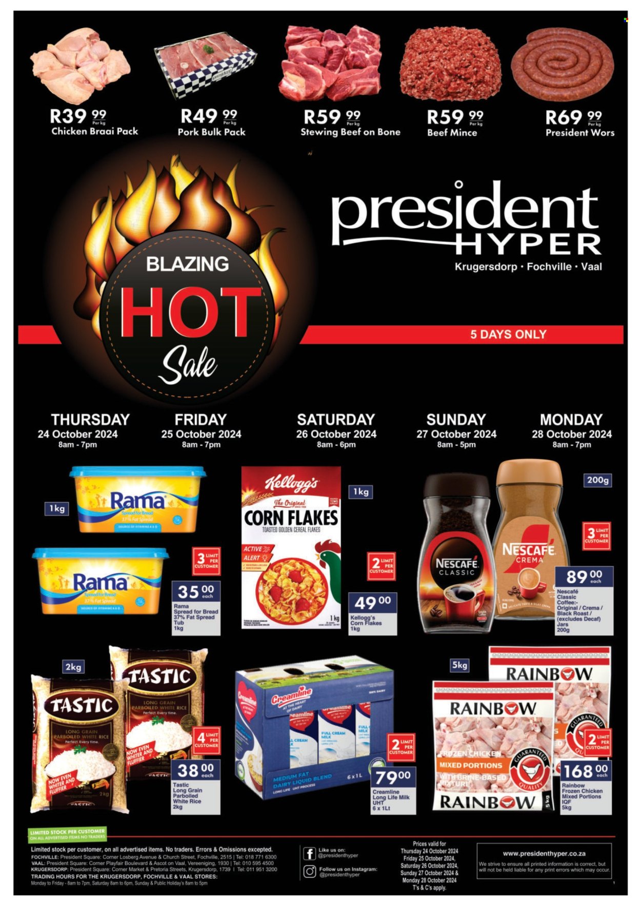 President Hyper specials - 24/10/2024 - 28/10/2024. Page 1